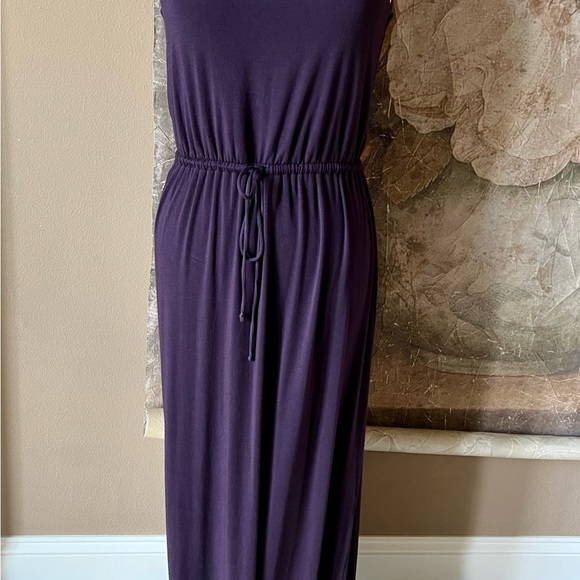 Athleta modal maxi dress. Women’s small. Eggplant - Picture 9 of 10